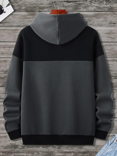 Lymio Hoodies || Sweatshirt for Unisex || Unisex Hoodie (H-46-47) (M, Black)