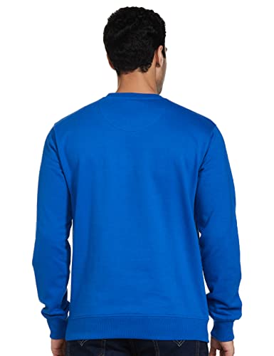 Amazon Brand - Symbol Men Cotton Rich Light Weight Crew Neck Sweatshirt (Regular Fit)