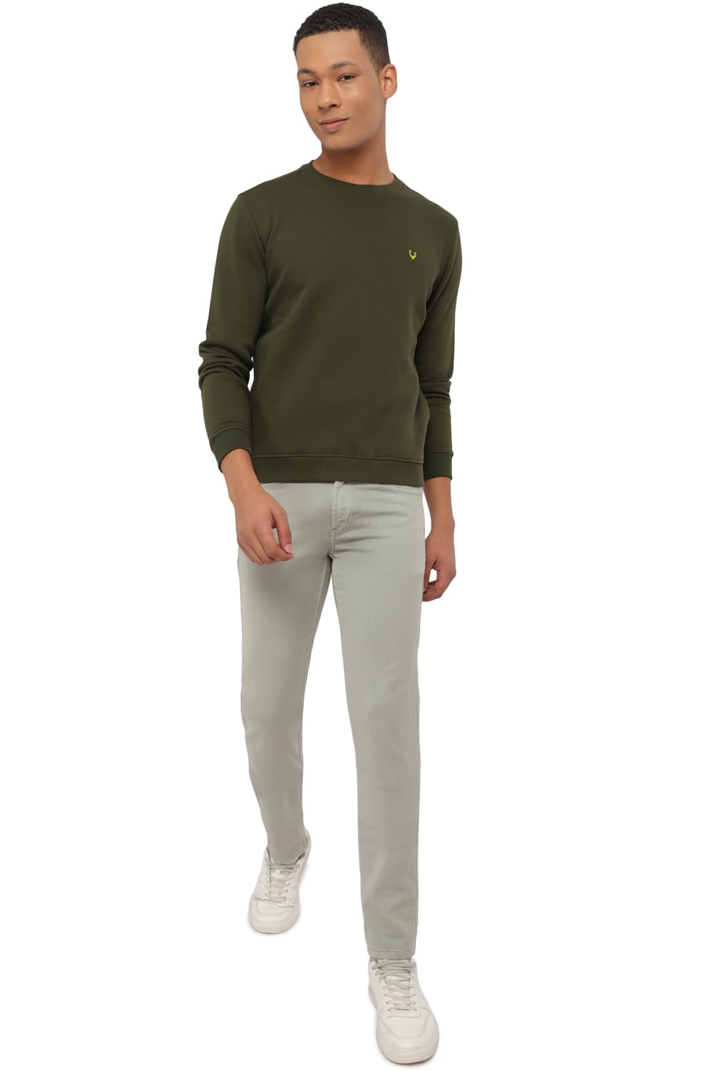 Allen Solly Men's Cotton Crew Neck Sweatshirt