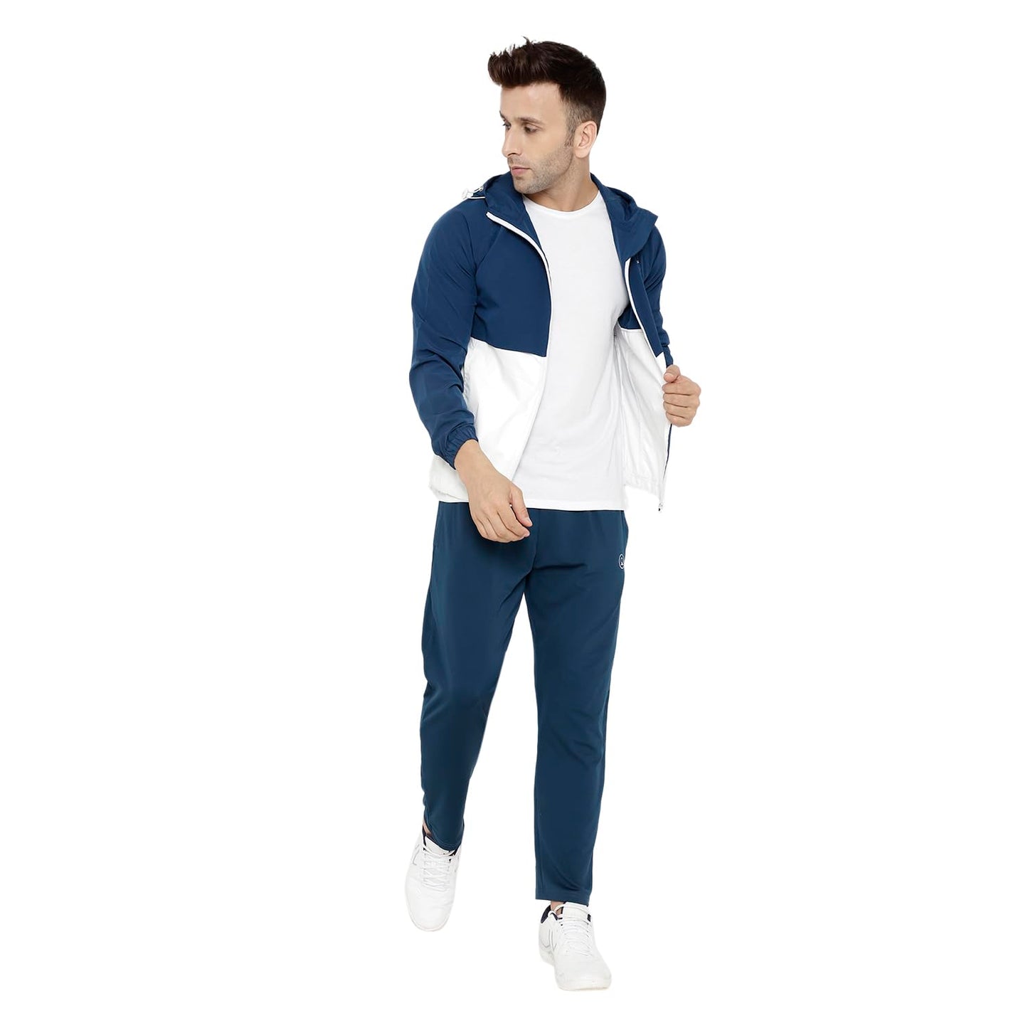 PERFKT-U Men Polyester Full Sleeve Solid Standard Length Sports Jacket