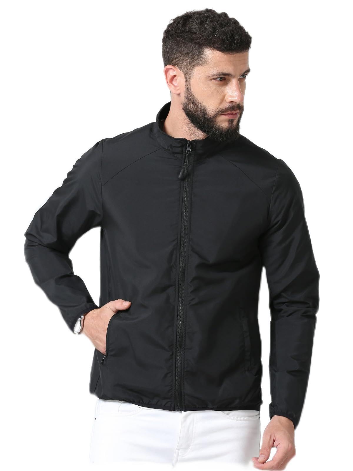 CNMN IDry Jacket Breathable Jacket for Men - Lightweight, Single Layer - All Year Wear, Everyday Wear, Biker Jacket