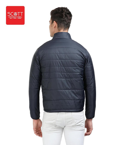 Scott International Winter Jacket for Men Bomber Jacket Mens Nylon Quilted standard length Puffer Jacket Full Sleeve Mens Jacket Monsoon Jackets for Men