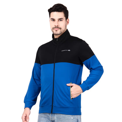 PERFKT-U Men Polyester Full Sleeve Solid Standard Length Sports Jacket