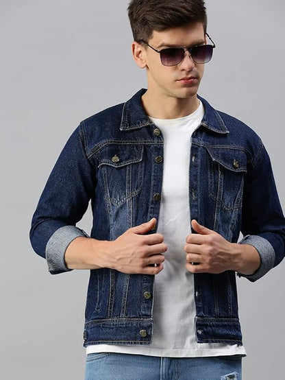 VOXATI Men's Denim Jacket