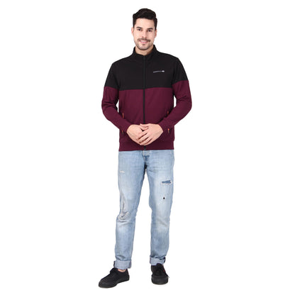 PERFKT-U Men Polyester Full Sleeve Solid Standard Length Sports Jacket