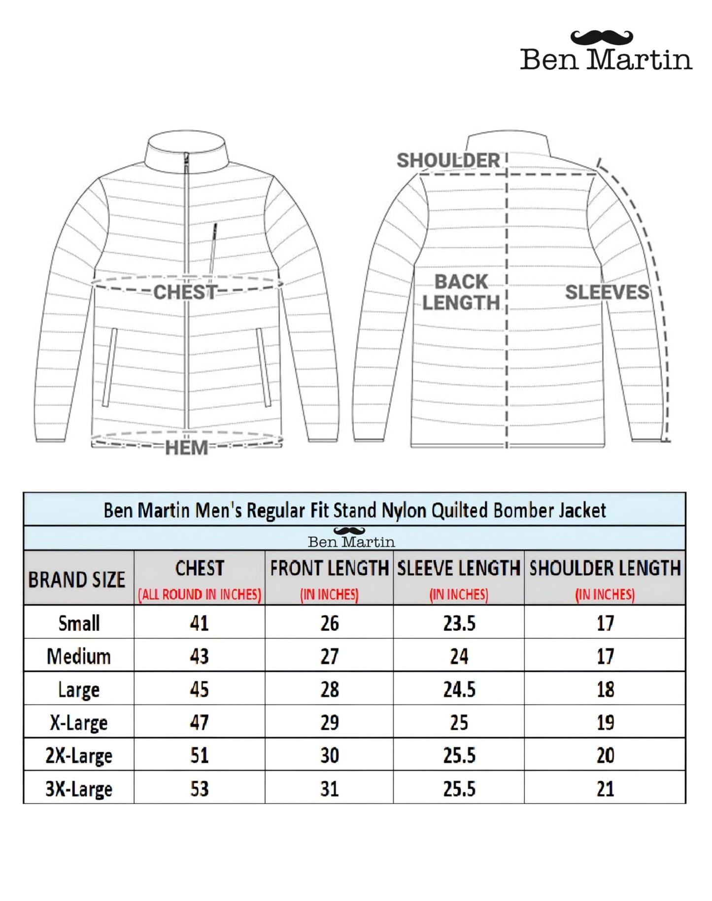 Ben Martin Nylon Standard Length Jacket For Men || Hoodies For Men || Winter Stylish Bomber Jacket For Men| Biker Jacket For Men || Casual Jacket For Men